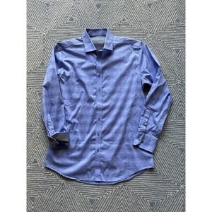 Twillory Long Sleeve‎ Button Shirt - Blue/White/Red - 17 36-37